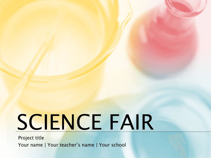 Science Fair Keynote Template Science Fair Keynote Template