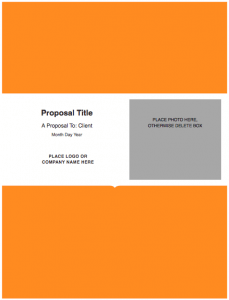 Modern Solid Proposal Template For Pages