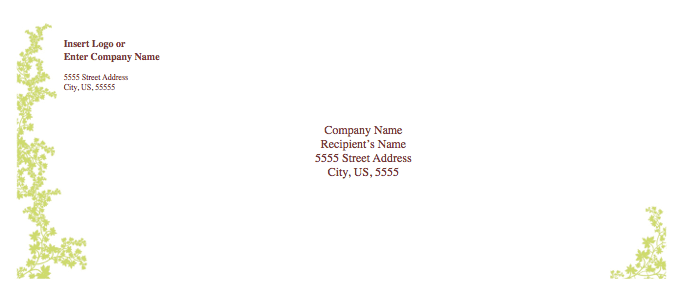 Weathered Envelope Template Weathered Envelope Template