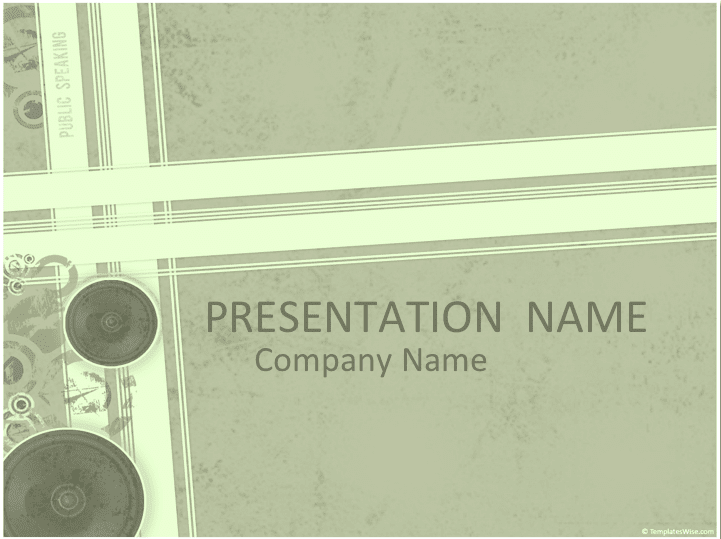 Audio Buzz Keynote Template