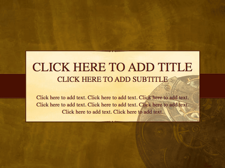 Traditional Presentation Keynote Template Traditional Presentation Keynote Template