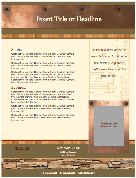 Realty Stylish Vertical Flyer Template Realty Stylish Vertical Flyer Template