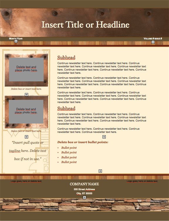 Realty Stylish Newsletter Template Realty Stylish Newsletter Template