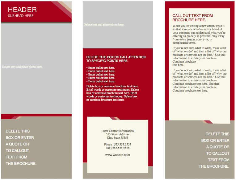 Health Stylish Brochure Template Health Stylish Brochure Template