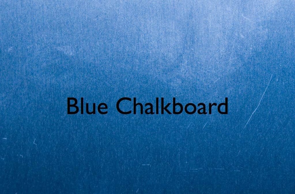 Blue Chalkboard Keynote Template