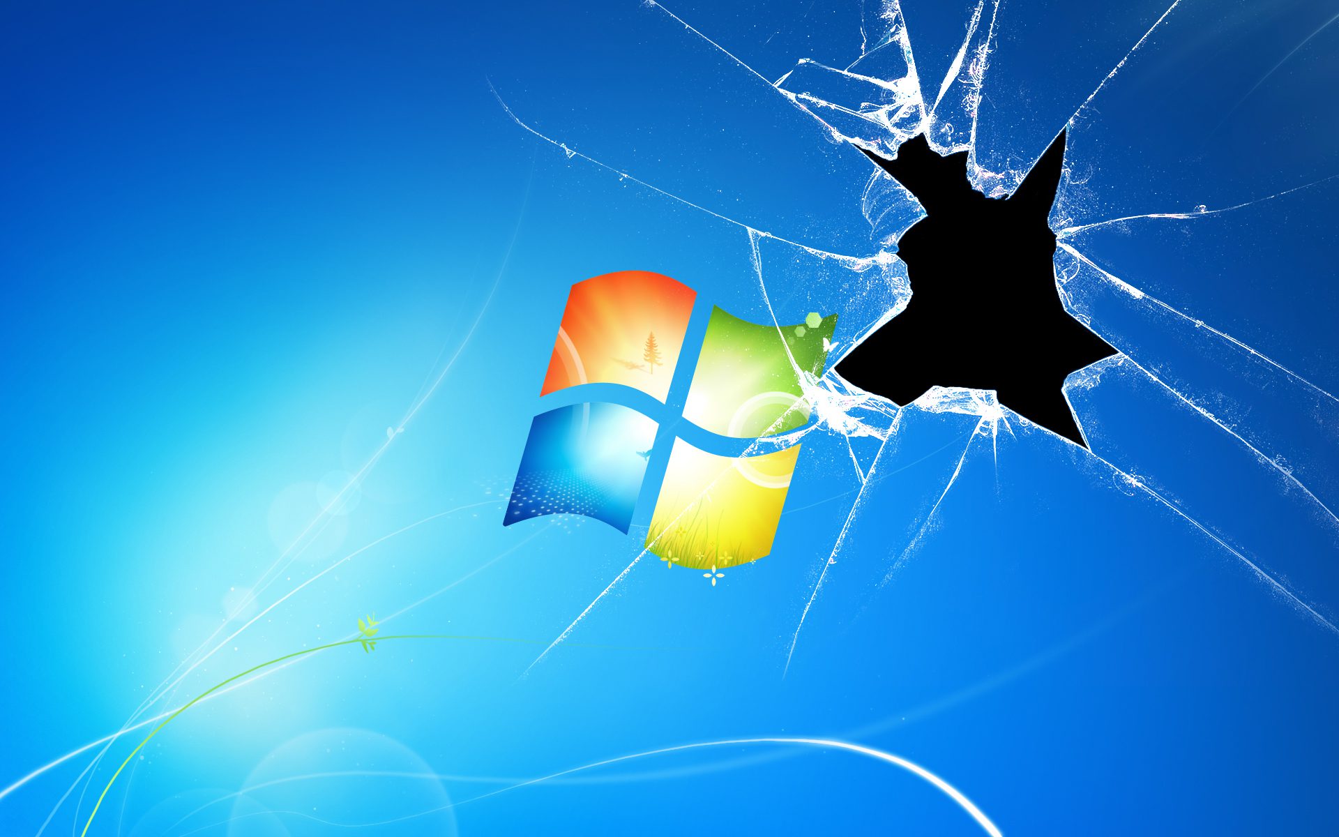 Broken Window Keynote Template Broken Window Keynote Template