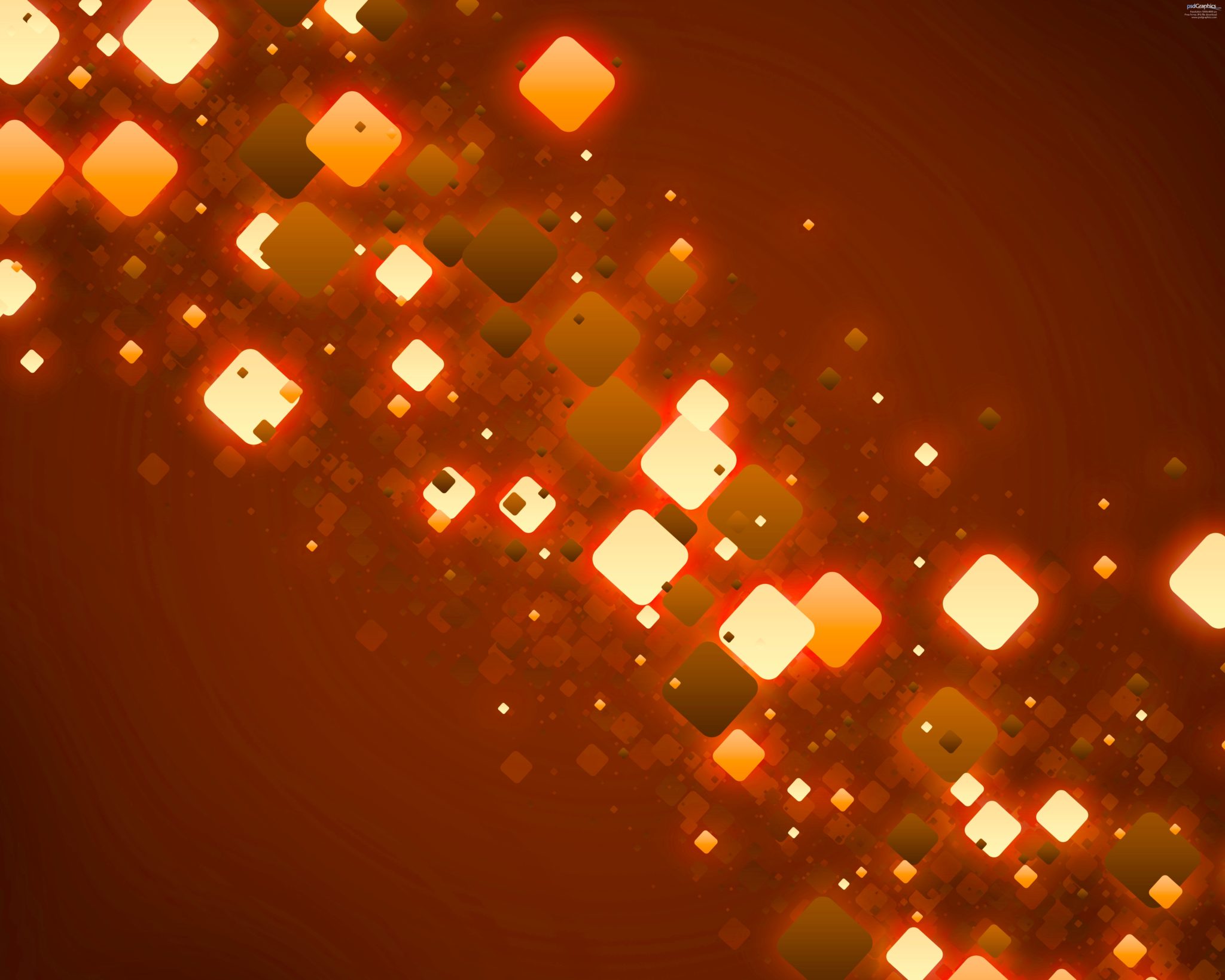 Orange Lights Template