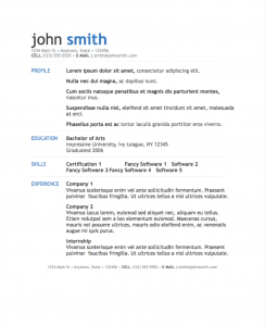 Pages Simple Modern Resume Template
