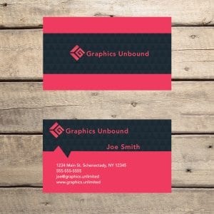 Black Diamond Red Business Card Template