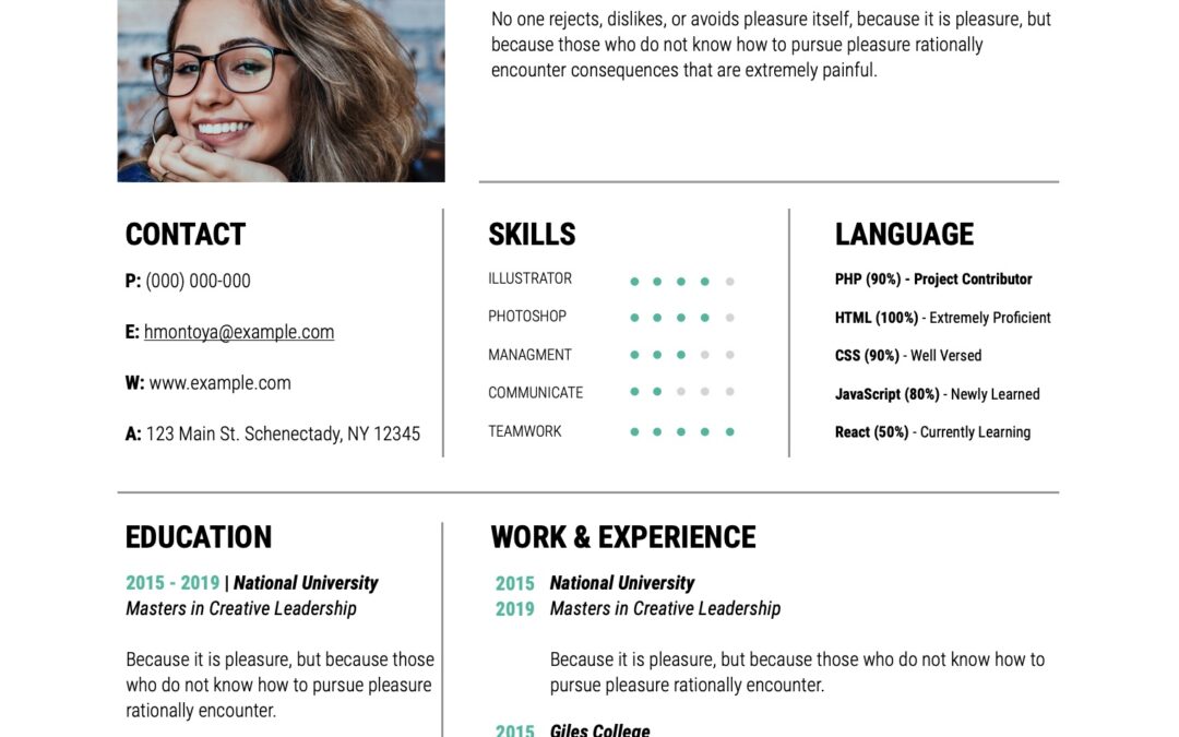Resume Free iWork Templates Resume Free iWork Templates